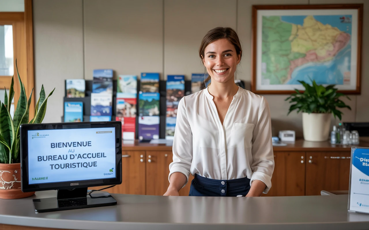 Agent d'accueil touristique, salaire d'un agent d’accueil en office de tourisme